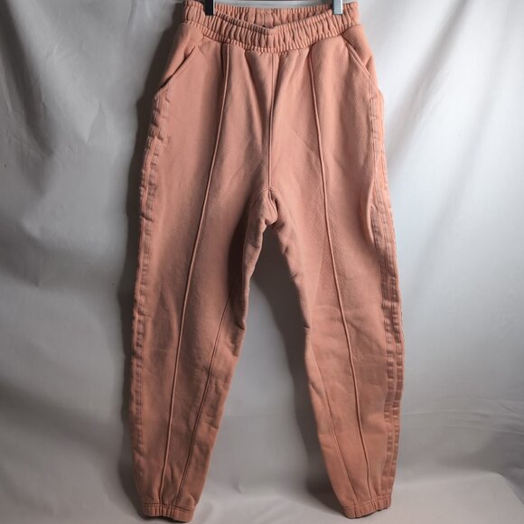 Adidas x Ivy Park Women's Pink Sweatpants Thick Elastic Limited Edition, Size XS - Picture 1 of 10